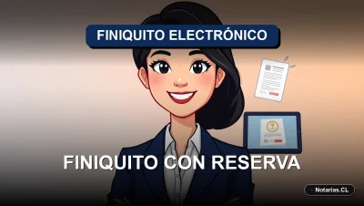 Guía legal completa sobre el finiquito electrónico con reserva de derechos en Chile. Aprenda a proteger sus derechos laborales al momento de la terminación de contrato de forma segura y conforme a la ley.