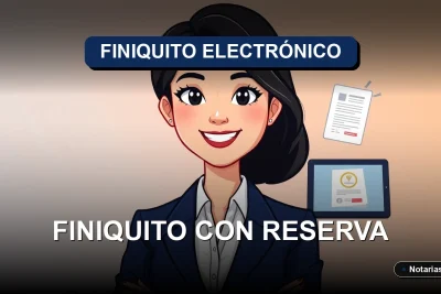 Guía legal completa sobre el finiquito electrónico con reserva de derechos en Chile. Aprenda a proteger sus derechos laborales al momento de la terminación de contrato de forma segura y conforme a la ley.