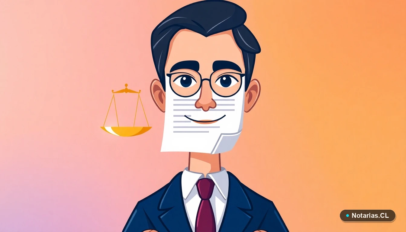 Iconografía legal que representa la firma y formalización de un Anexo de Contrato. Símbolos de justicia y documentación digital para procesos laborales en Chile.