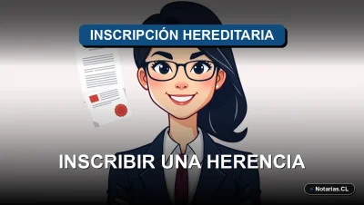 Guía legal paso a paso para inscribir una herencia ante un Conservador de Bienes Raíces en Chile. Procedimiento formal y requisitos documentales.