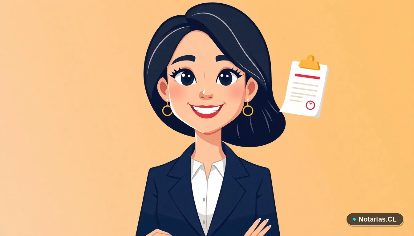 Ilustración de una abogada explicando el documento de finiquito y el plazo legal para su aceptación o rechazo.